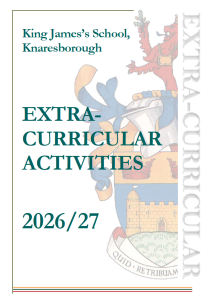 Extra Curricular Booklet 2026-27